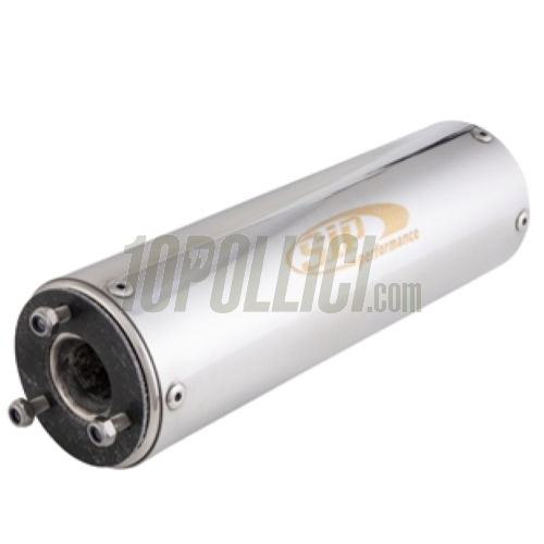 Silenziatore per espansioni SIP PERFORMANCE NG/2.0 e PM Tuning, l=270 mm, Ø=77 mm, Øi=25 mm, acciaio inossidabile