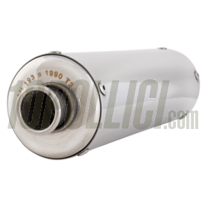 Silenziatore per espansioni SIP PERFORMANCE NG/2.0 e PM Tuning, l=270 mm, Ø=77 mm, Øi=25 mm, acciaio inossidabile