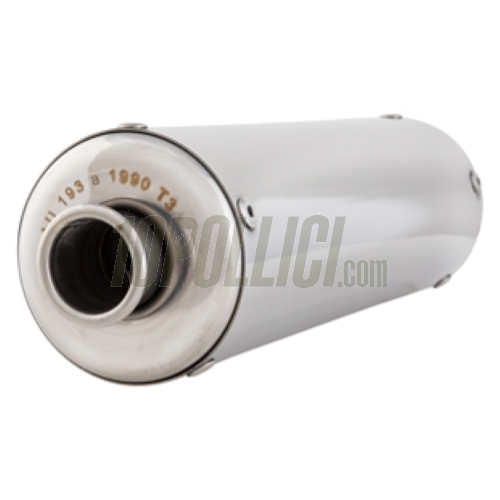 Silenziatore per espansioni SIP PERFORMANCE NG/2.0 e PM Tuning, l=270 mm, Ø=77 mm, Øi=25 mm, acciaio inossidabile
