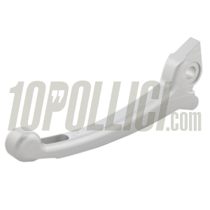 Leva cnc SIP destra, freno a disco Vespa PX`98, MY, '11 - GRIMECA - argento opaco anodizzato