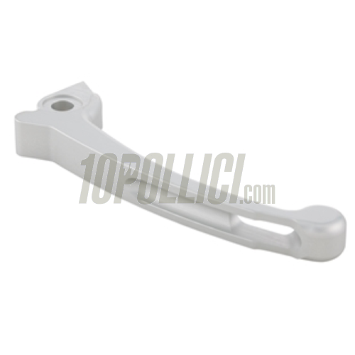 Leva cnc SIP destra, freno a disco Vespa PX`98, MY, '11 - GRIMECA - argento opaco anodizzato