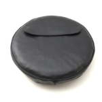 Spare wheel cover for 10" tyres, artificial leather, black, with bag