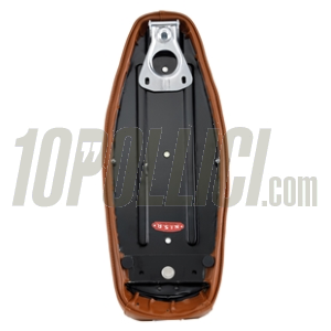 Seat SIP "Classic Comfort" for Vespa 125 VNA, VNB, GT, GTR, Super, TS, 150 VBA, VBB, GL, Sprint, Super - brown