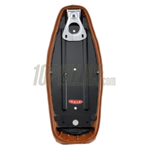 Seat SIP "Classic Comfort" for Vespa 125 VNA, VNB, GT, GTR, Super, TS, 150 VBA, VBB, GL, Sprint, Super - brown