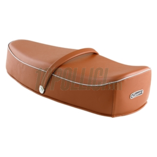 Seat SIP "Classic Comfort" for Vespa 125 VNA, VNB, GT, GTR, Super, TS, 150 VBA, VBB, GL, Sprint, Super - brown