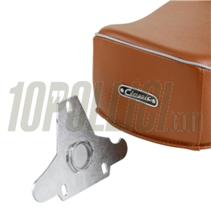 Seat SIP "Classic Comfort" for Vespa 125 VNA, VNB, GT, GTR, Super, TS, 150 VBA, VBB, GL, Sprint, Super - brown