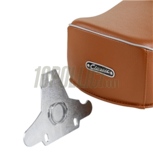 Seat SIP "Classic Comfort" for Vespa 125 VNA, VNB, GT, GTR, Super, TS, 150 VBA, VBB, GL, Sprint, Super - brown