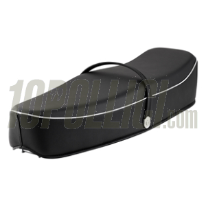 Seat SIP "Classic Comfort" for Vespa 125 VNA, VNB, GT, GTR, Super, TS, 150 VBA, VBB, GL, Sprint, Super - black