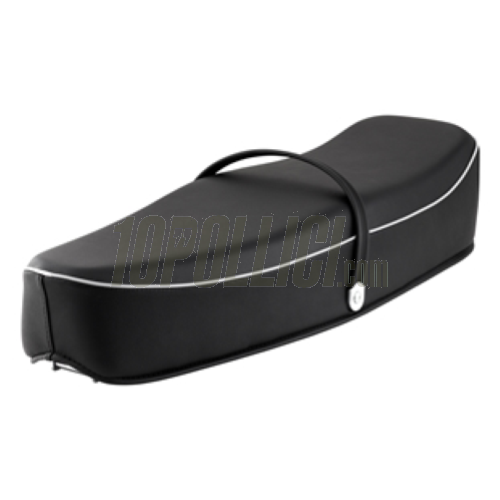 Seat SIP "Classic Comfort" for Vespa 125 VNA, VNB, GT, GTR, Super, TS, 150 VBA, VBB, GL, Sprint, Super - black