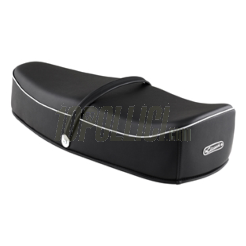 Seat SIP "Classic Comfort" for Vespa 125 VNA, VNB, GT, GTR, Super, TS, 150 VBA, VBB, GL, Sprint, Super - black