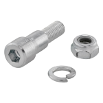 Screw handlebar lever clutch and brake GRAND-SPORT Vespa 50, 90, 125 Primavera, ET3, GL, Sprint, GT, Super, 180 SS, Rally, Sprint V, GTR, TS - silver