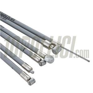 Cable Kit SIP PERFORMANCE , PE inliner, for Vespa V1-15, V30-33, VM, VN, VL, VB - grey, Hoffmann, ACMA