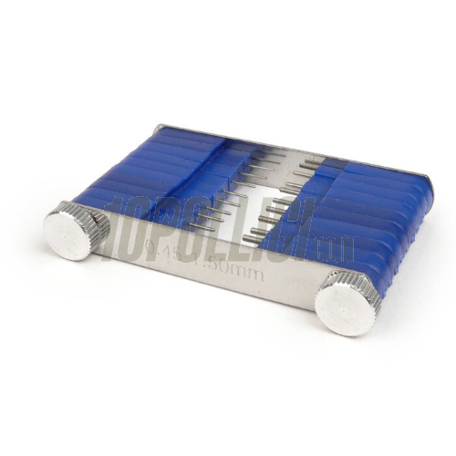 Jet Gauge Ø from 0.45 to 1.5mm, 0,05mm increments