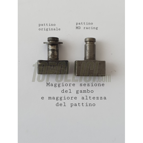 2 reinforced blocks gear fork set MD RACING for Vespa Smallframe