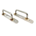 Center stand reinforcing plates, upper, with luggage loop, Vespa Smallframe/Largeframe