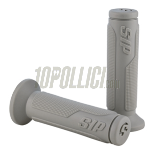 Grips SIP PORDOI Vespa 50, 90, 125 ET3 Primavera, GT, GTR, Super, TS, GL, Sprint, 180SS, 200 Rally, PX, PE, Lusso, '98, MY, Ø 24-24 mm, l 125 mm, rubber, grtavel grey, RAL 7032