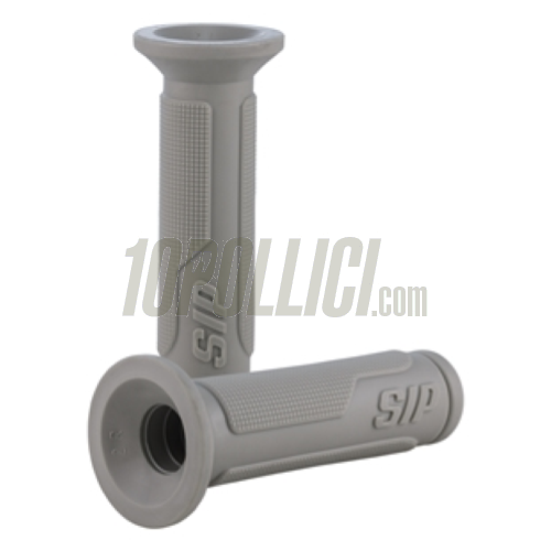 Grips SIP PORDOI Vespa 50, 90, 125 ET3 Primavera, GT, GTR, Super, TS, GL, Sprint, 180SS, 200 Rally, PX, PE, Lusso, '98, MY, Ø 24-24 mm, l 125 mm, rubber, grtavel grey, RAL 7032