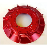 CNC aluminium fan VMC 14 flaps for VMC ignitions - red