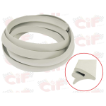 Gomma cofani CIF Vespa 125 Super, GT, GTR, TS, 150 GL, Super, Sprint, 160 GS, 180, SS, Rally, h=16 mm, l=3000 mm, grigio