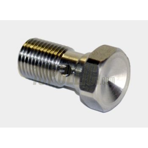 Banjo bolt M10x1mm for brake hose, l 18mm, steel
