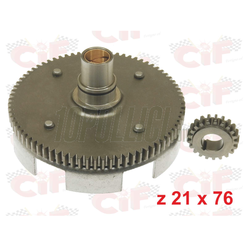 Gearbox 21-76 CIF Vespa 50, 90, 125 ET3 Primavera, PK