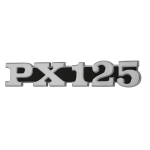 Badge PX125 for left side panel Vespa PX 125 2011