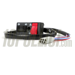 Indicator switch (with hazard flasher function) Vespa PK50 S/XL, PK80, PK125 S, PK125 ETS, PX80, PX125, PX150, PX200 (1984-) - 6 wires with multiple plug
