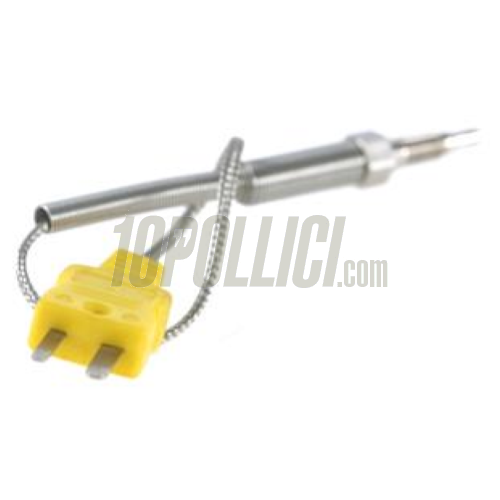 Sonda KOSO per termometro temperatura gas di scarico EGT, dritta, lunghezza cavo 285mm