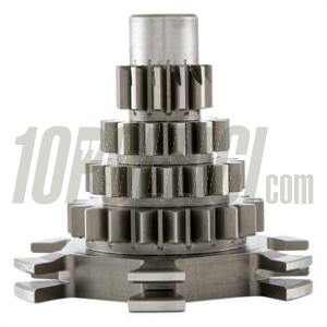 Kit ingranaggio multiplo 12-13-17-18 denti e ingranaggio 4^ z=34 BENELLI per Vespa PX125, 150, 200E, '98, MY, '11, T5, Cosa - 4^ dedicata