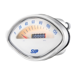 Speedometer Sip Vespa VBA, VBB, Sprint, GT, GL, GS, 180 SS - 120 Km/h, white face, blue numbers