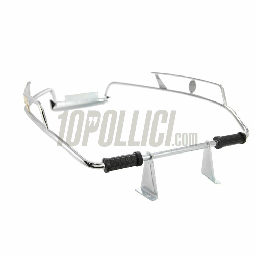 Crash bar sidepanels PIAGGIO Vespa VNB4-6, VBB2, GT, Super, Sprint, GL, TS, 180 SS, Rally - chromed, with footpeg