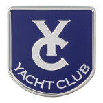 "Yacht Club" badge for glove box  - Navy blue
