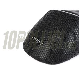 Sport Seat BGM PRO Sport Vespa PX, also for Vespa GT, Super, TS, Sprint - black with grey hem