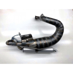Racing exhaust VMC MEED Vespa 50, 90, 125 ET3 Primavera - hub spacing 52mm