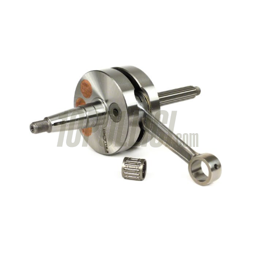 Crankdhaft BGM Evolution - stroke 52mm, conrod 105mm, webs Ø 90mm - Piaggio Maxi 2 tempi, Aprilia SR 125, Gilera Runner 125FX-180FXR