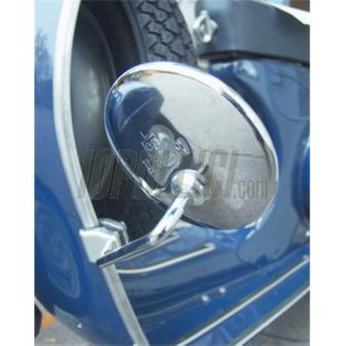 Mirror CUPPINI right/left for legshield - round Ø 97mm