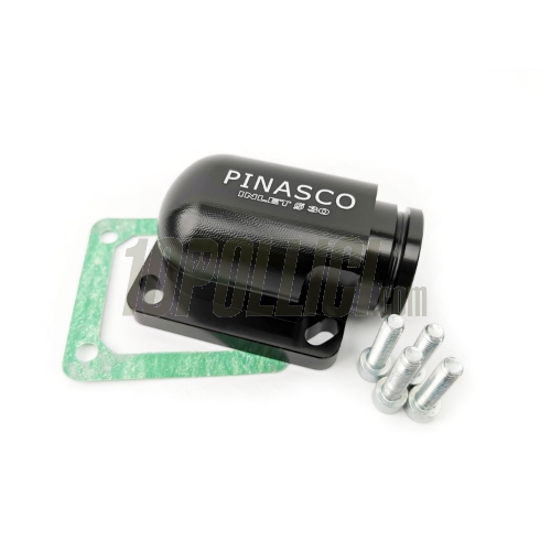 Black Full CNC mainfold Ø 30mm for RD350 type reed valve itake lower part PINASCO for VESPA Largeframe