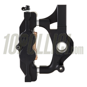 Freno a disco radiale anteriore KR AUTOMATION Zahnfee per Vespa PK50, 125, XL, XL2, PX125-150-200E, `98, MY, `11, T5, con perno Ø 20mm - nero