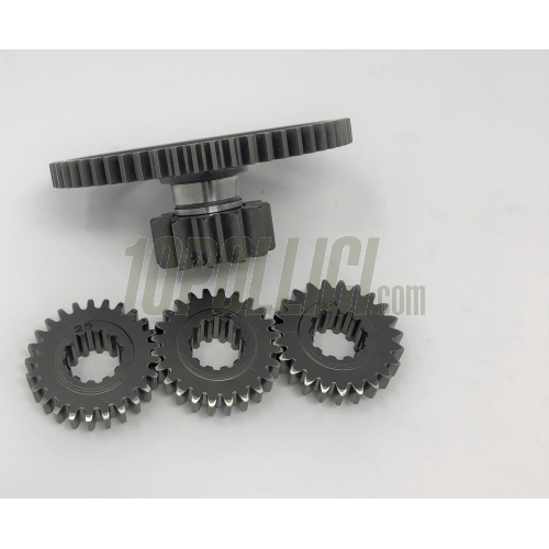 Gearbox 22-61 BFA FRT with keyed pinion, on bearing Vespa Smallframe