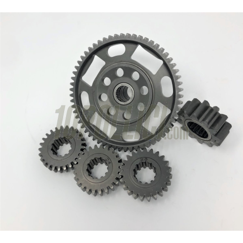 Gearbox 22-61 BFA FRT with keyed pinion, on bearing Vespa Smallframe