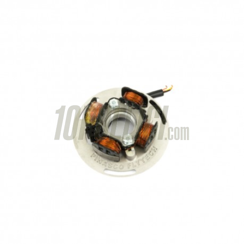 Piatto statore completo PINASCO per accensioni Flytech Vespa Largeframe - con piastra
