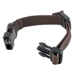 Mounting strap bag SIP CLASSIC for rack Vespa, short size, rear, nylon, brown