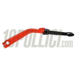 Foldable Kickstarter Lever SIP Vespa PX, PE, Cosa, LML Star/Stella 2T-4T - aluminium and steel, black and red