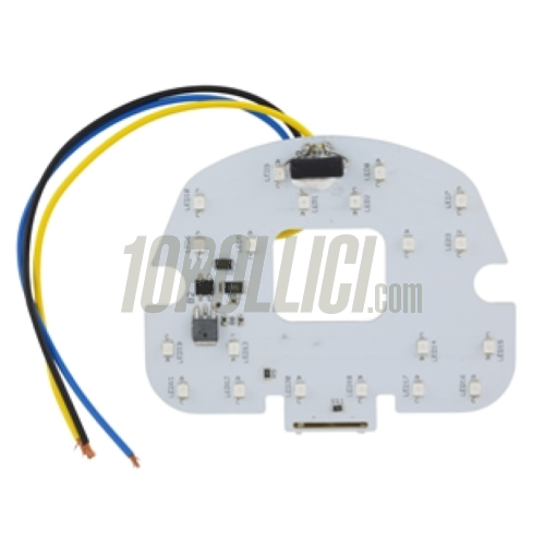 Gruppo luminoso a led fanale posteriore per Vespa 125 ET3 Primavera, ETS - lampadina integrata