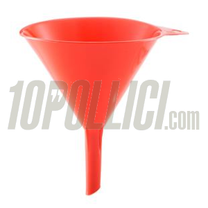 Funnel HÜNERSDORFF oil and fuel pouring - red, Ø 164 mm