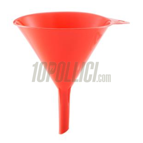 Funnel HÜNERSDORFF oil and fuel pouring - red, Ø 164 mm