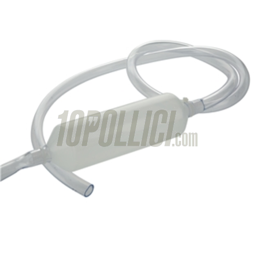 Manual pouring pum HÜNERSDORFF - flexible PVC transparent hose with tap