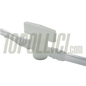 Manual pouring pum HÜNERSDORFF - flexible PVC transparent hose with tap