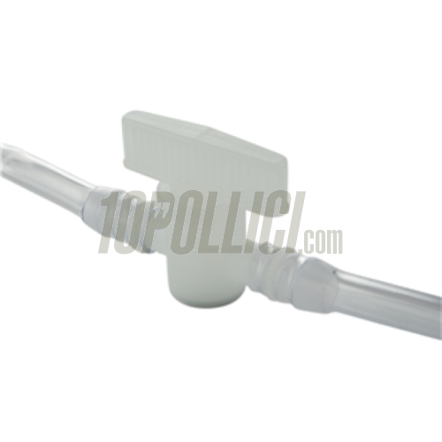 Manual pouring pum HÜNERSDORFF - flexible PVC transparent hose with tap