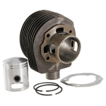 Kit cilindro PIAGGIO by SIP 125cc Vespa 125 VNB, GT, Super, GTR 1^ - ghisa nodulare, Ø 52.5mm, corsa 57mm, 2 travasi